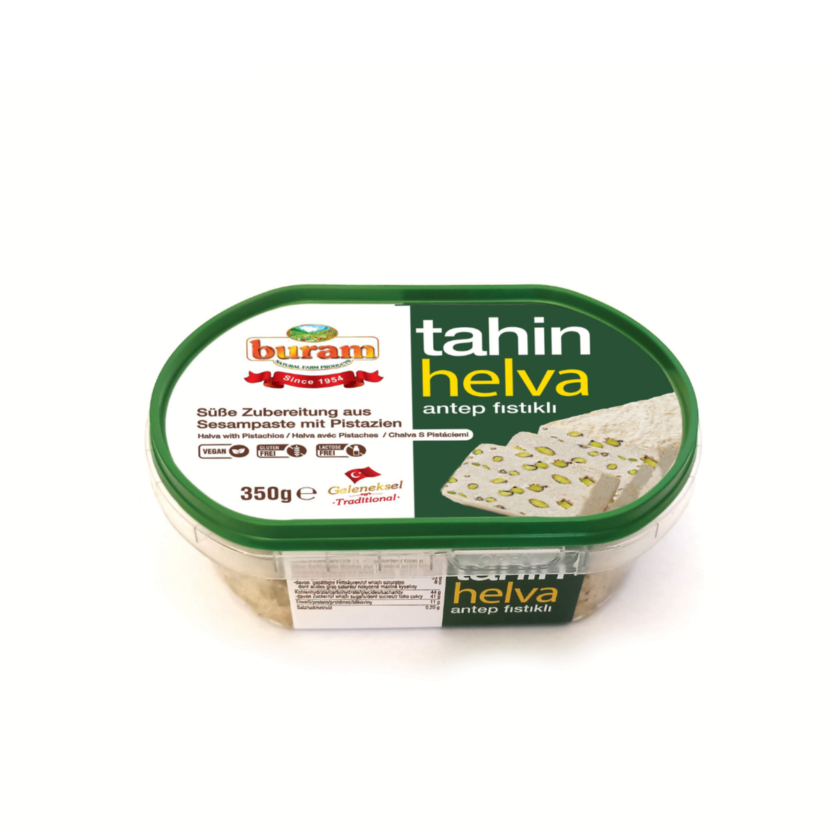 Tahini halva with pistachios, 350 g