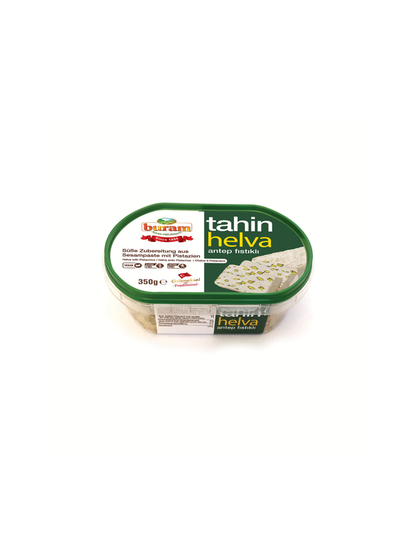 Tahin Helva mit Pistazien - Antep Fıstıklı Tahin Helvası