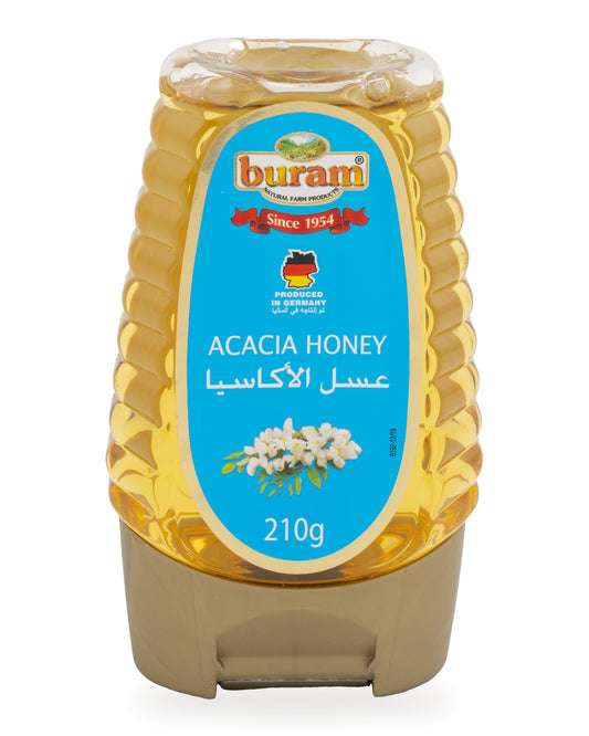 Akazienhonig in der Squeezeflasche, 210 g
