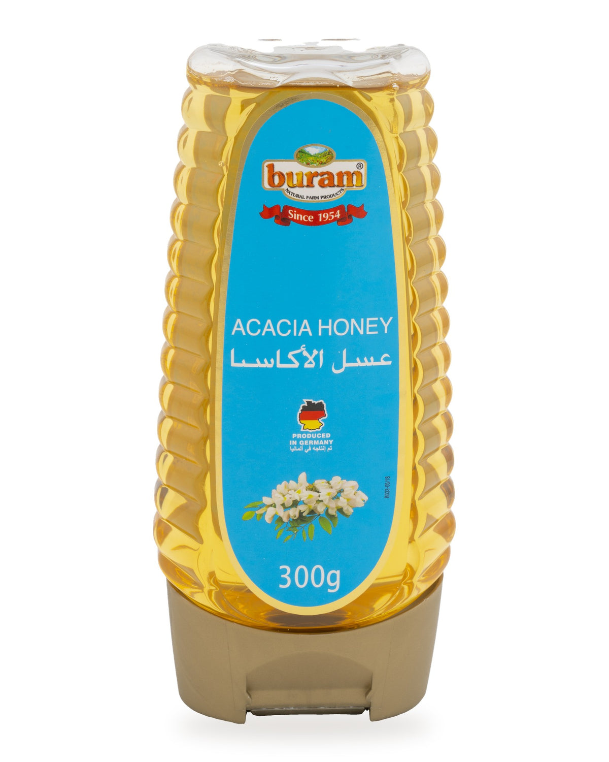 Acacia Honey in a Squeeze Bottle, 300 g