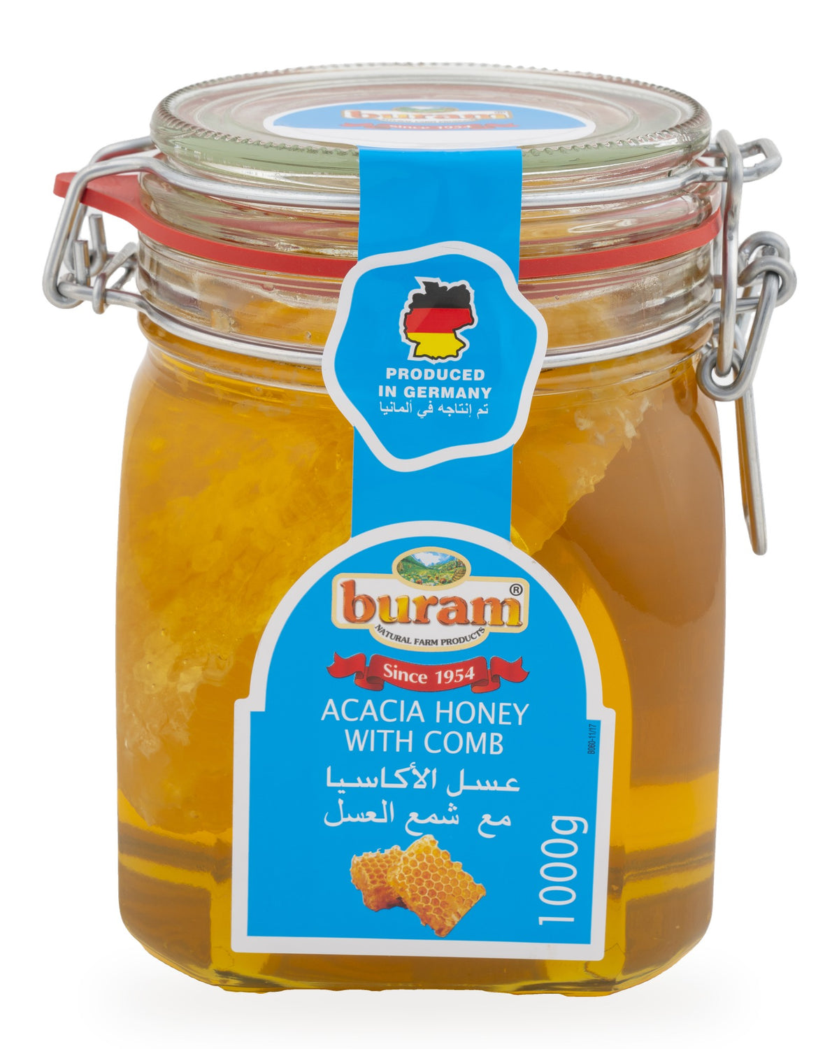Acacia Honey with Comb, 1000 g