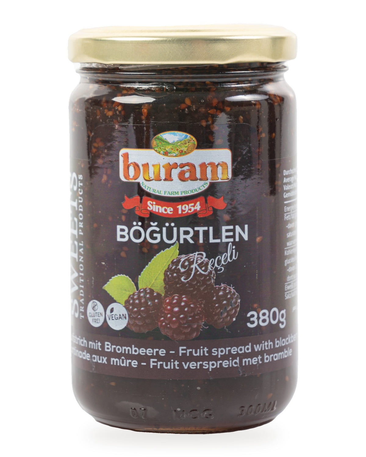 Blackberry Fruit Spread, 380 g