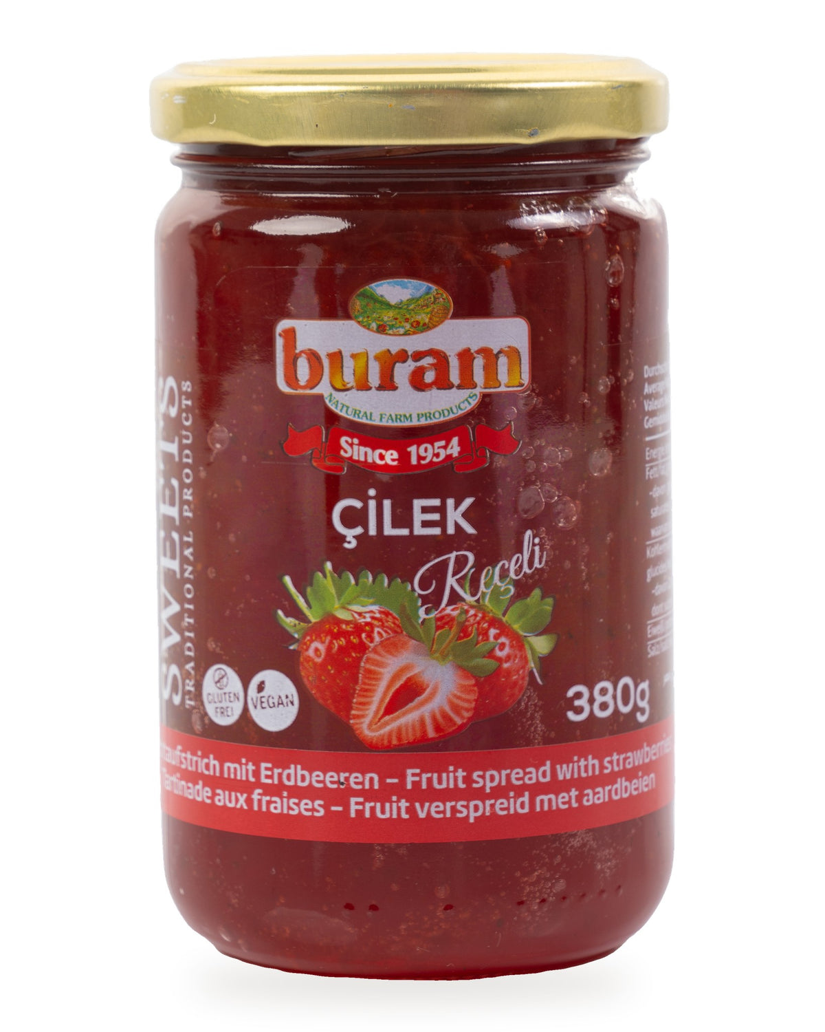 Strawberry Fruit Spread, 380 g