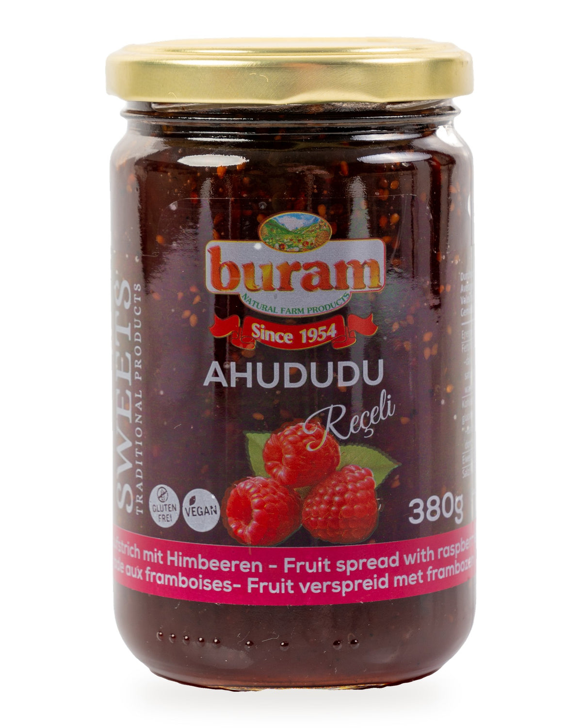 Raspberry Fruit Spread, 380 g